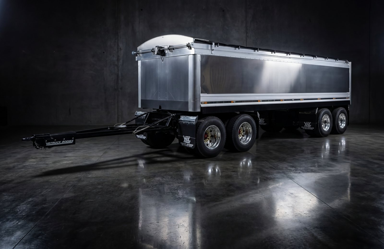 YLZ aluminium tipper trailer
