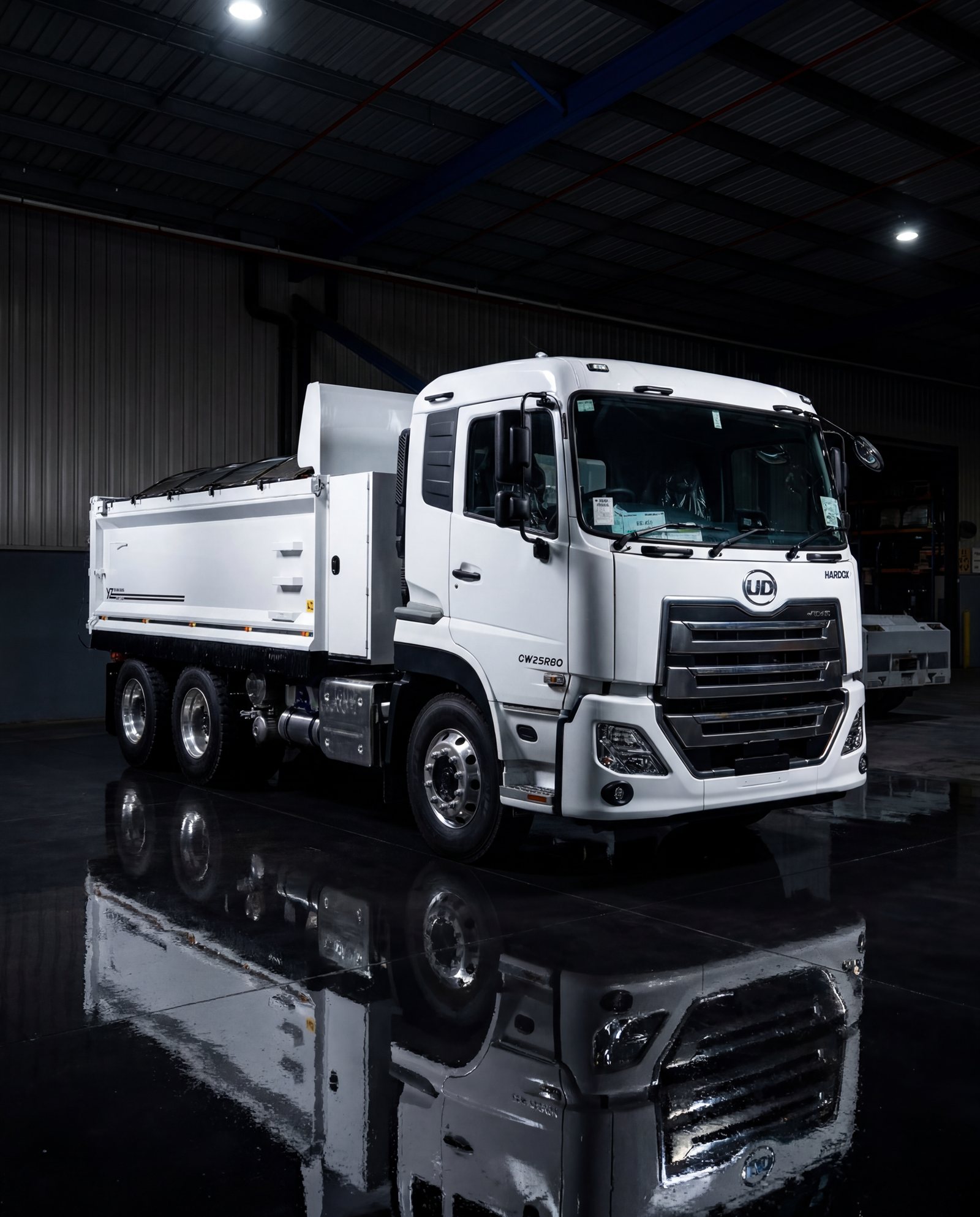 YLZ Hardox tipper body on a UD prime mover
